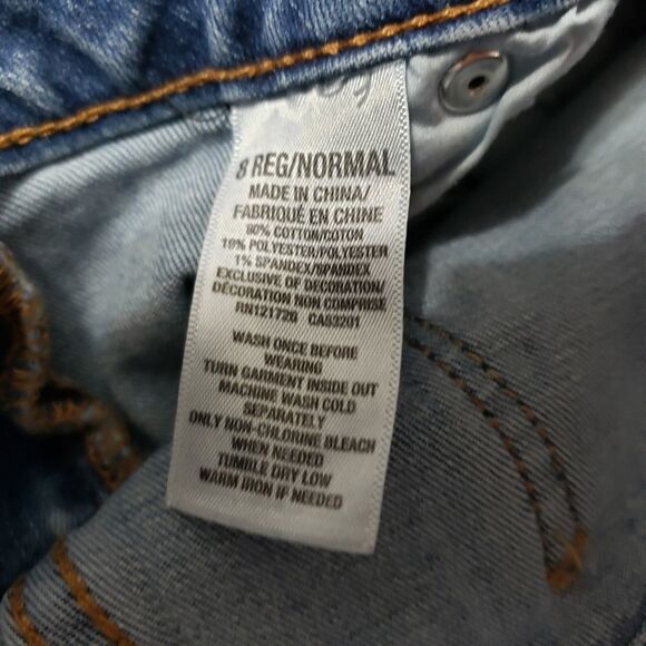 Aeropostale Jeans Size 8 Jeggings Blue Denim Pants - Picture 6 of 6